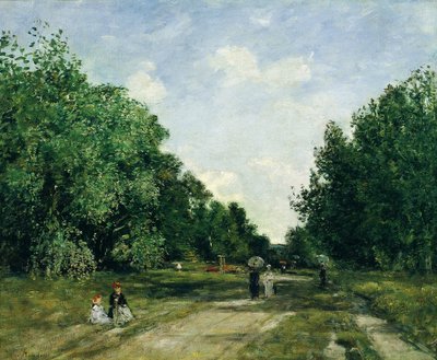 Parc Cordier à Trouville - Eugene Louis Boudin